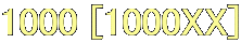 1000 [1000XX]
