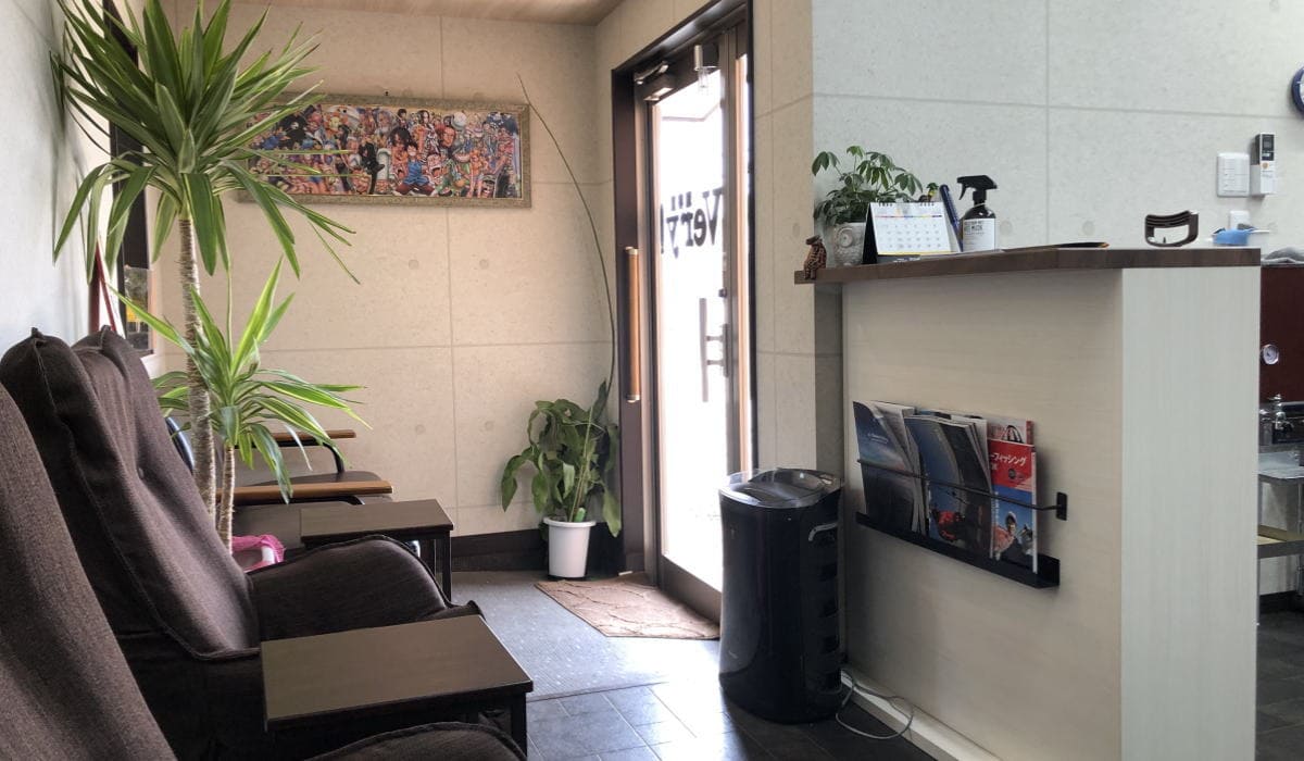 理容室ベリー店舗玄関